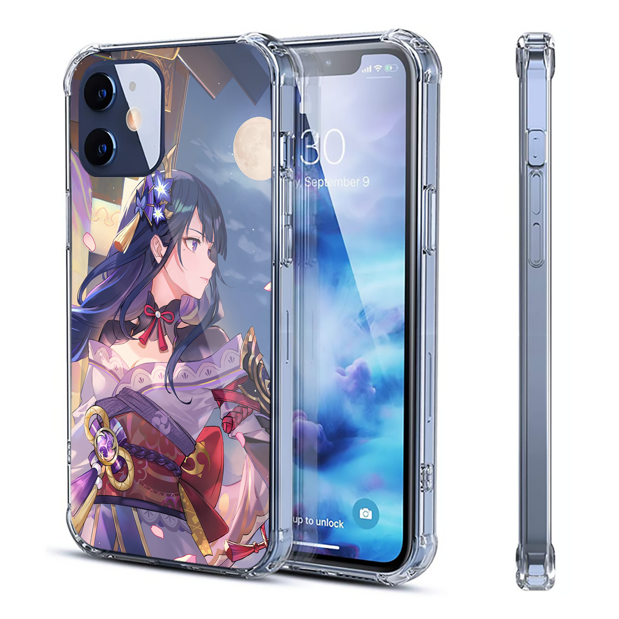 げんし神 genshin 【iPhone 12シリーズ対応】透明スマホケース（クリアソフトケース）